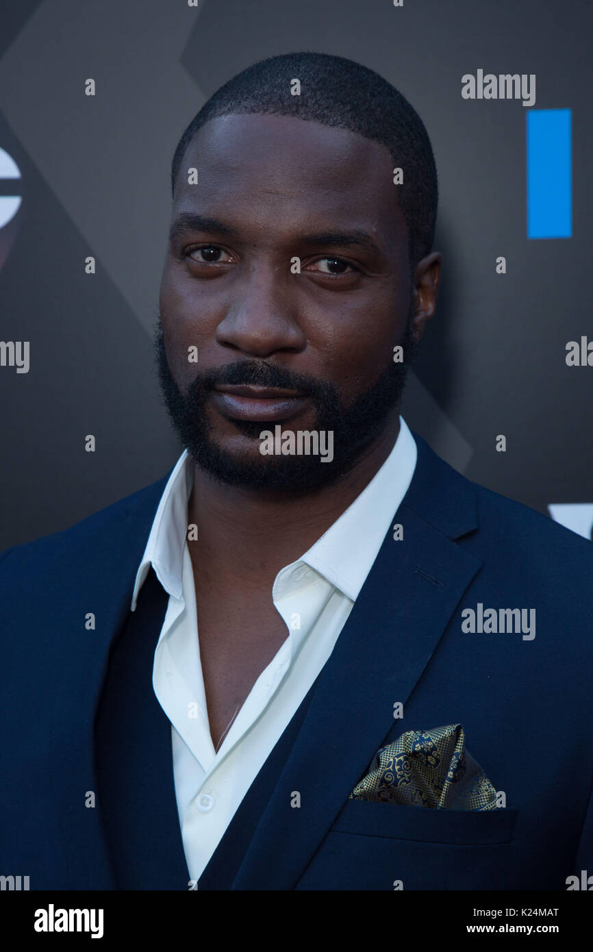 Eme Ikwuakor attends World Premiere &lsquo;Inhumans&rsquo; Universal CityWalk