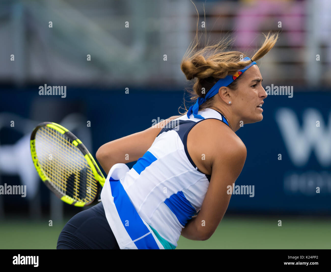 MONICA PUIG (PUR) Tennis - Dubai Tennis Championships 2017 - Dubai - WTA -  Dubai Duty Free Tennis Stadium - United Arab Emirates - 2017