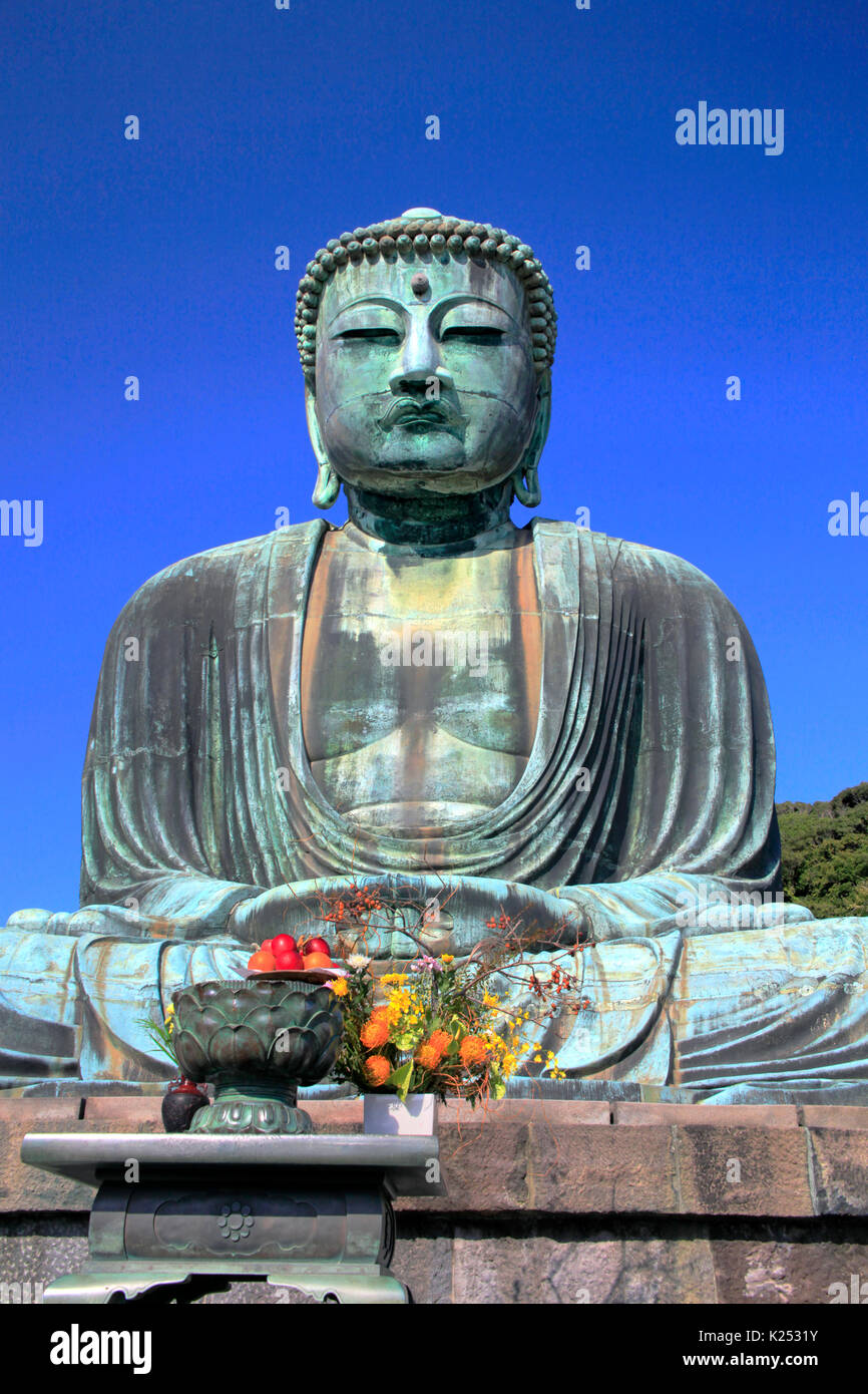 The Great Buddha of Kamakura at Kotokuin Temple in Kamakura city ...