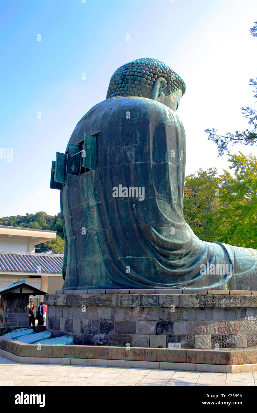 The Great Buddha of Kamakura at Kotokuin Temple in Kamakura city ...
