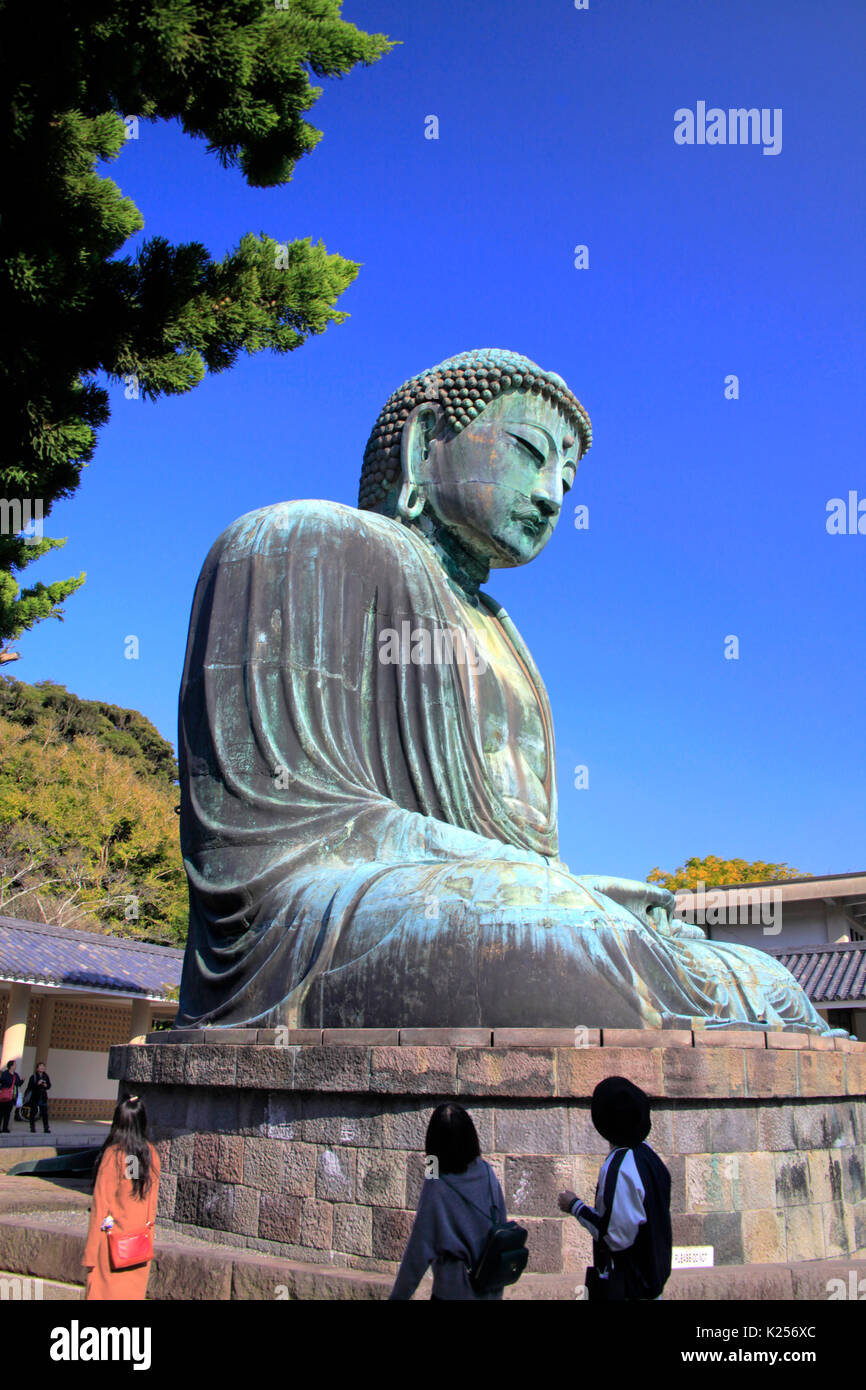 The Great Buddha of Kamakura at Kotokuin Temple in Kamakura city ...