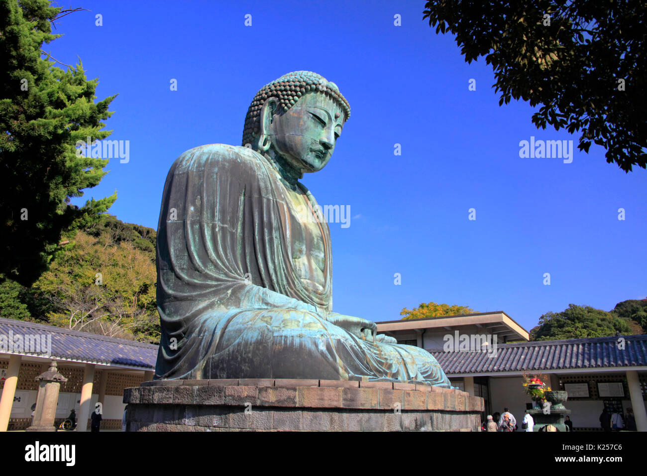 The Great Buddha of Kamakura at Kotokuin Temple in Kamakura city ...