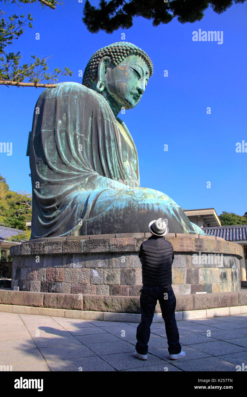 The Great Buddha of Kamakura at Kotokuin Temple in Kamakura city ...