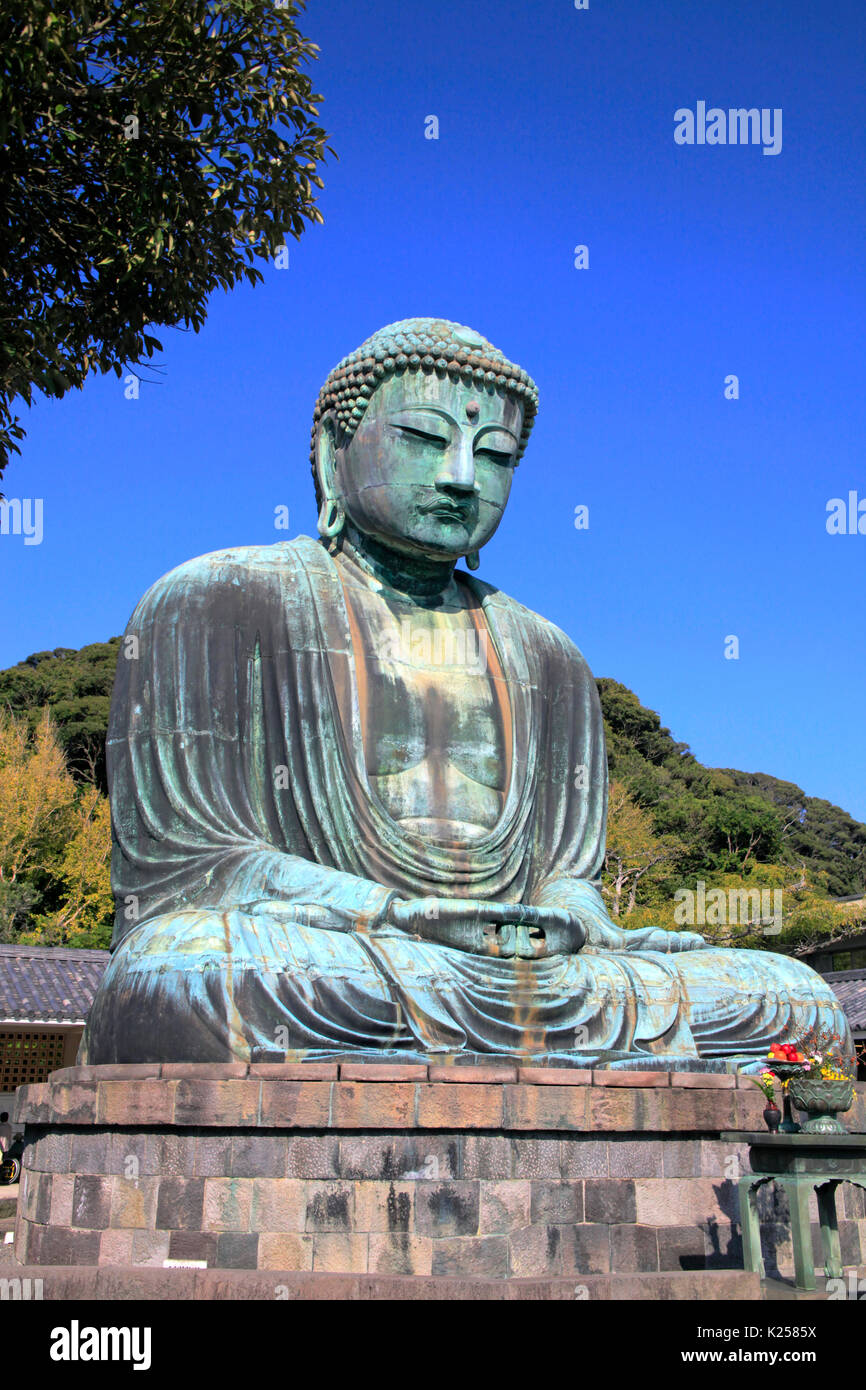 The Great Buddha of Kamakura at Kotokuin Temple in Kamakura city ...