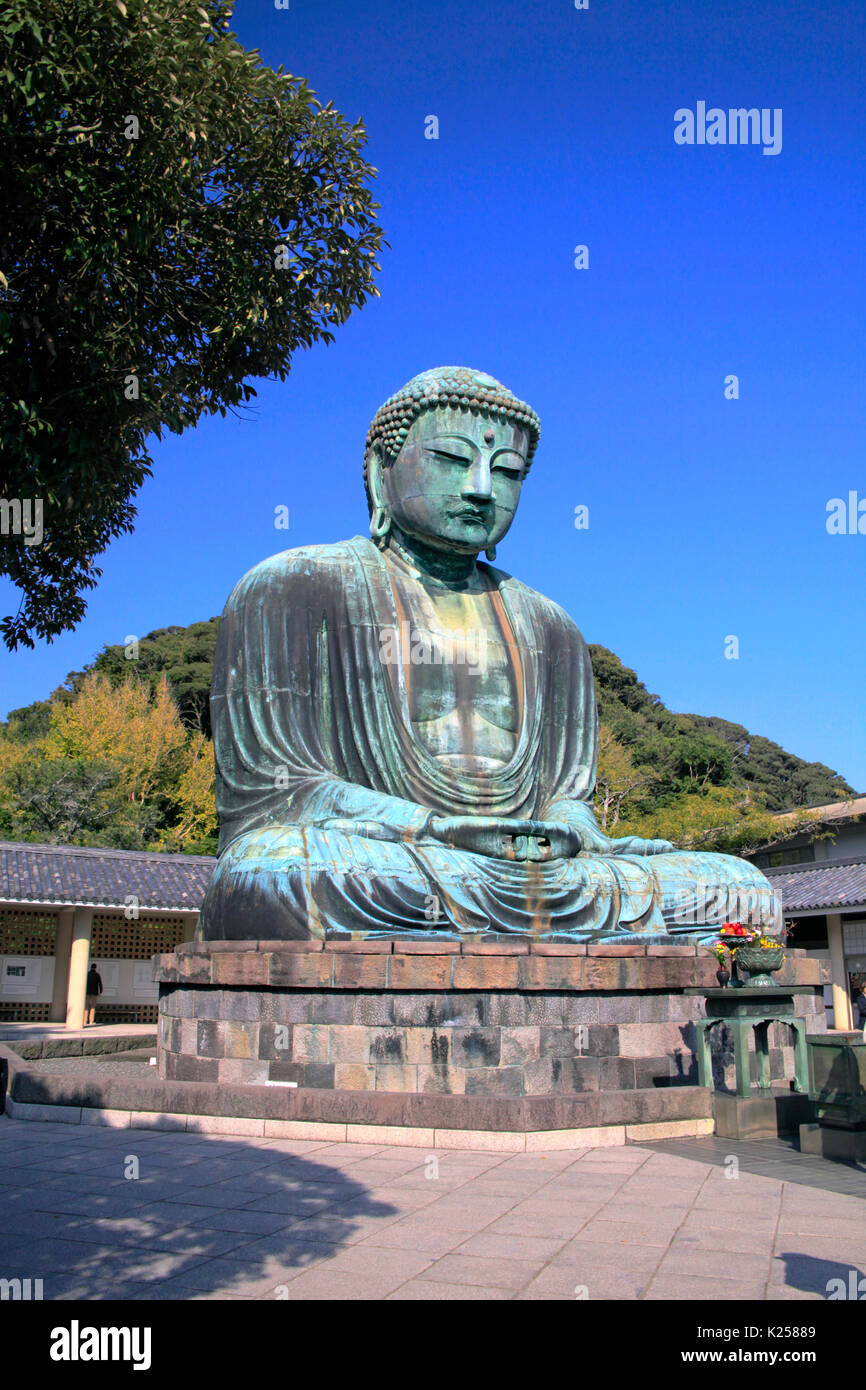 The Great Buddha of Kamakura at Kotokuin Temple in Kamakura city ...