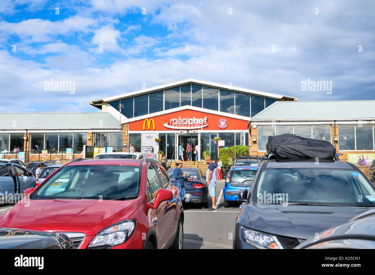 Watford Gap Services on the M1, Northamptonshire, England, UK Stock Photo