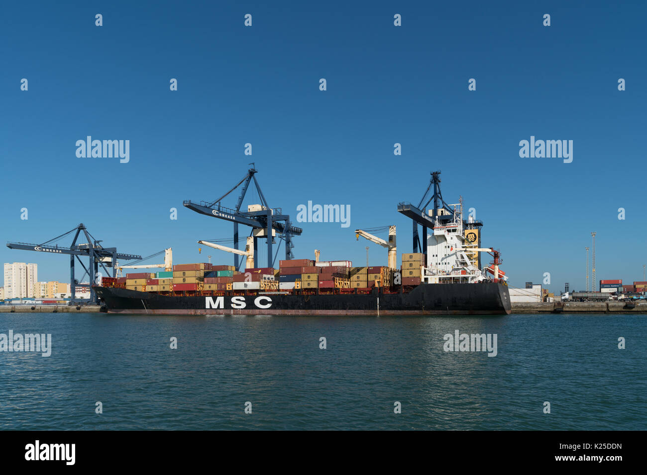 Spanish Container Ship Andalusian container hi-res stock photography and images - Alamy