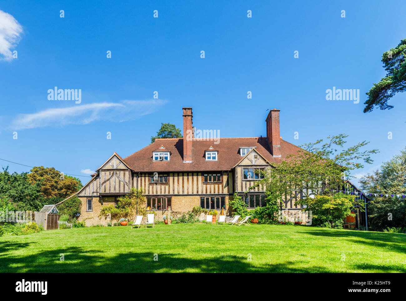 Limnerslease, the Little House, the Arts and Crafts style home of the Watts family, Compton, a village near Guildford, Surrey, south-east England, UK Stock Photo