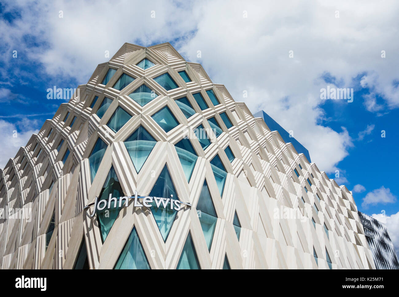 John Lewis store, Victoria Gate, Leeds, Yorkshire, England. UK Stock