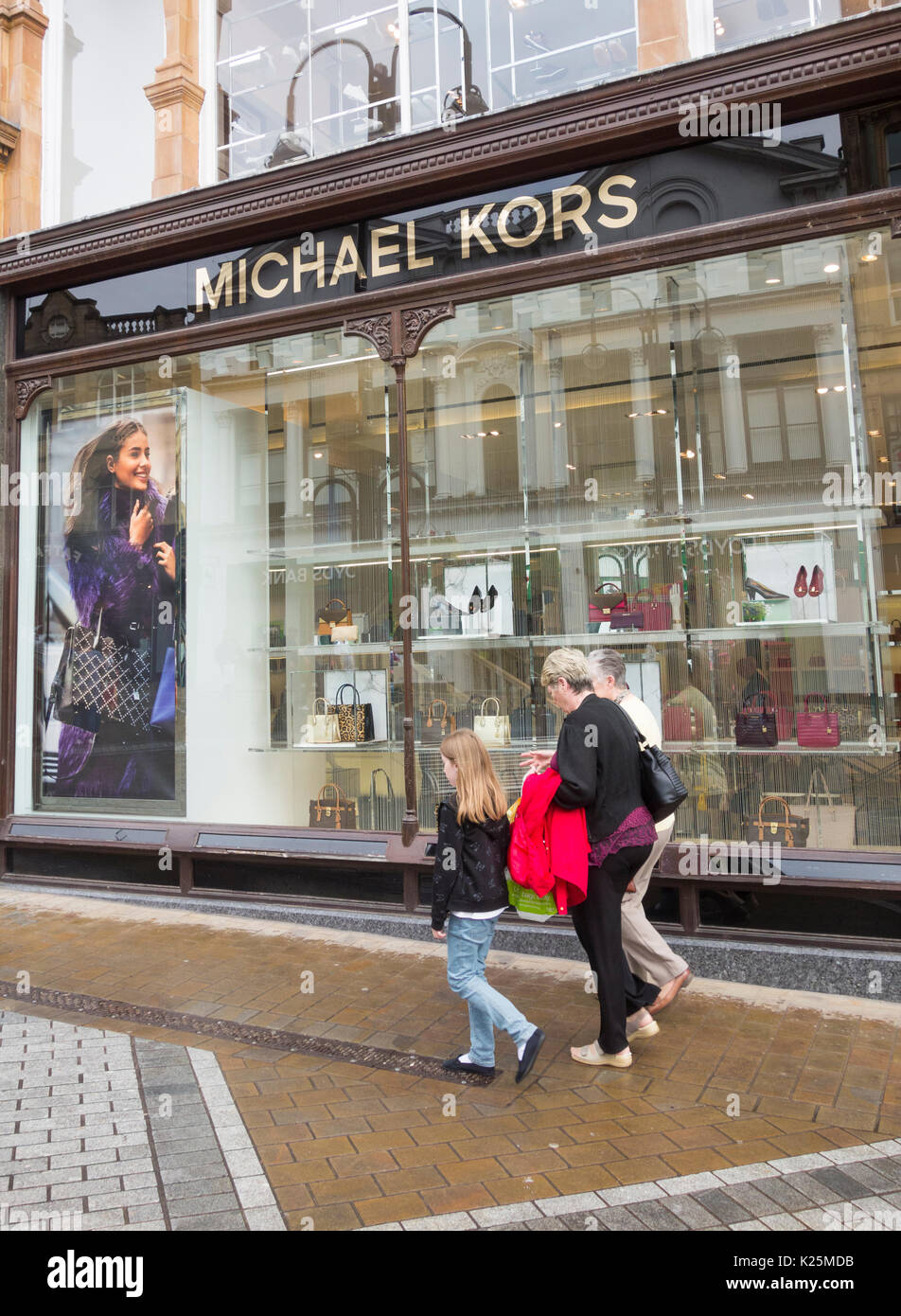 Michael Kors store, Leeds, Yorkshire, England, UK Stock Photo - Alamy