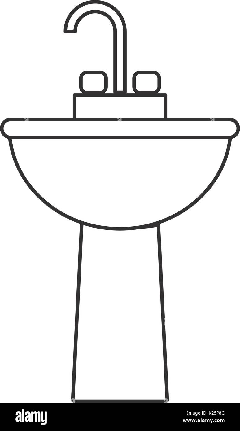 bath sink icon Stock Vector Image & Art - Alamy