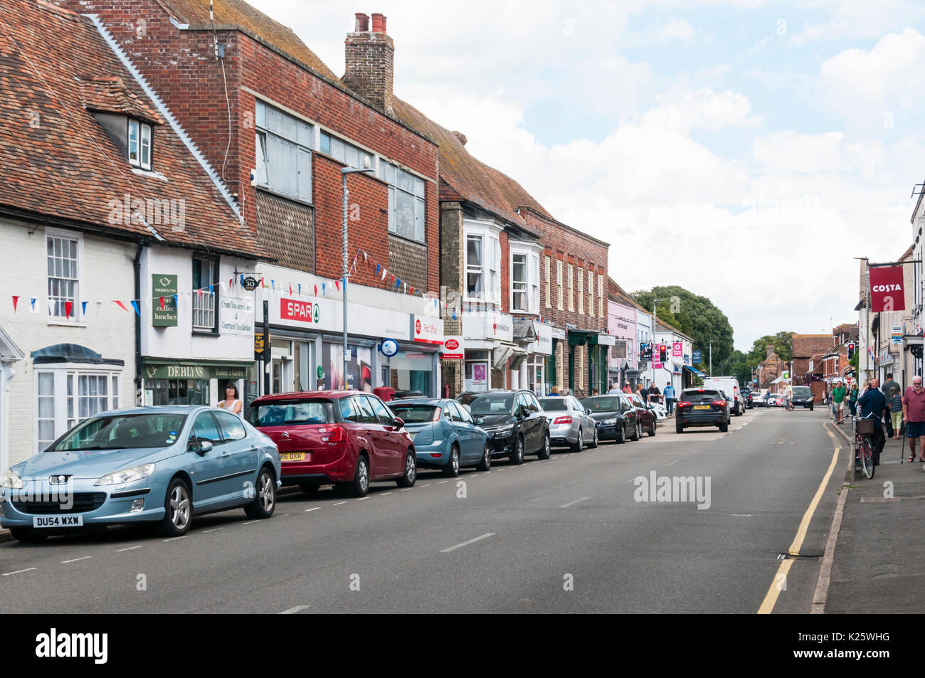 New Romney High Street Stock Photo Alamy