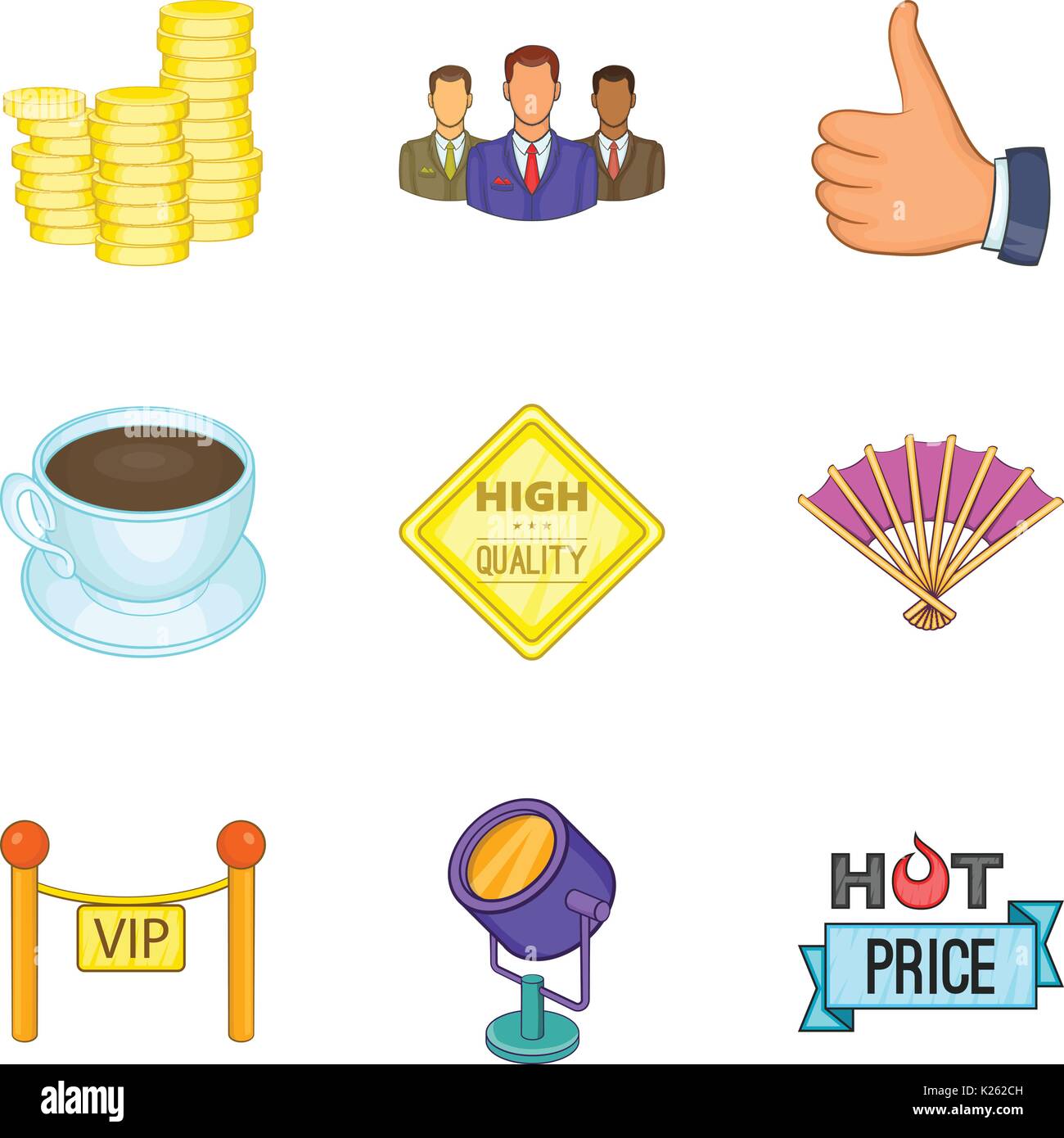 Strides icons set, cartoon style Stock Vector Image & Art - Alamy