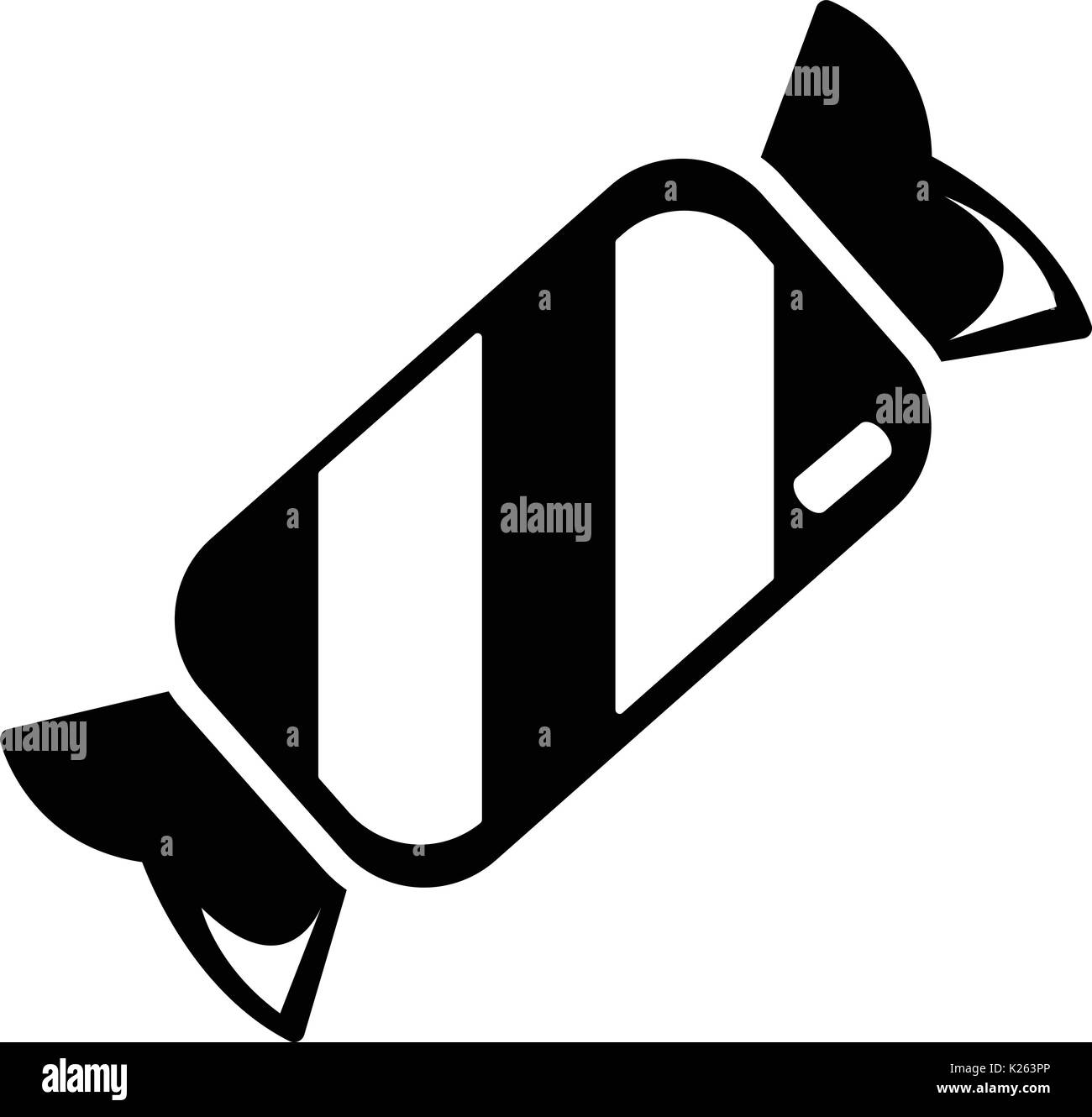 Candy icon, simple black style Stock Vector Image & Art - Alamy