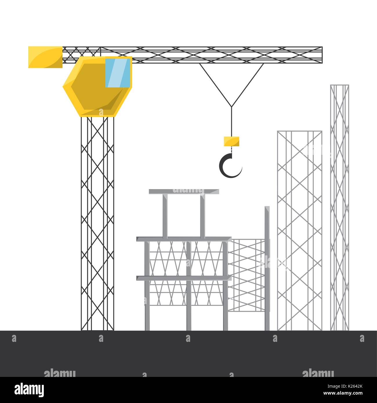 flat under construction concept Stock Vector Image & Art - Alamy