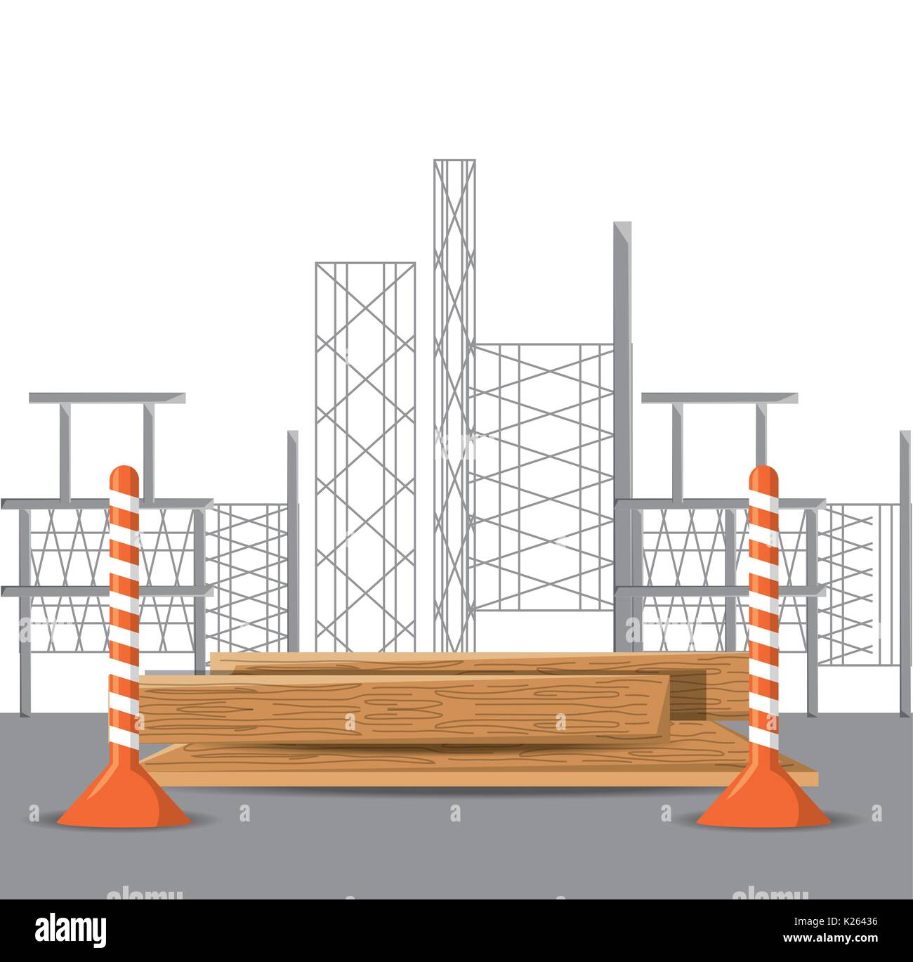 flat under construction concept Stock Vector Image & Art - Alamy