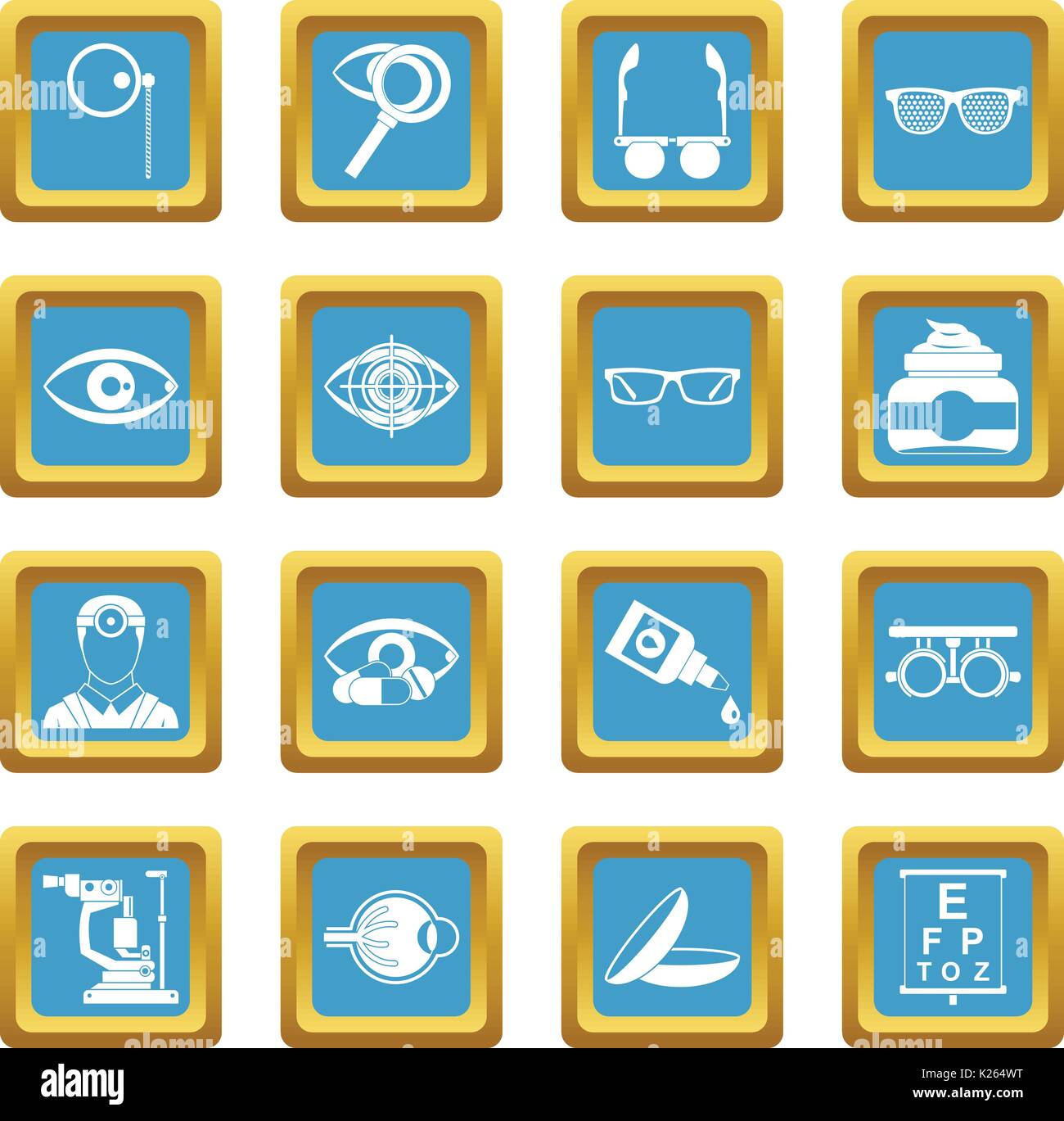 Azure eye Stock Vector Images - Alamy