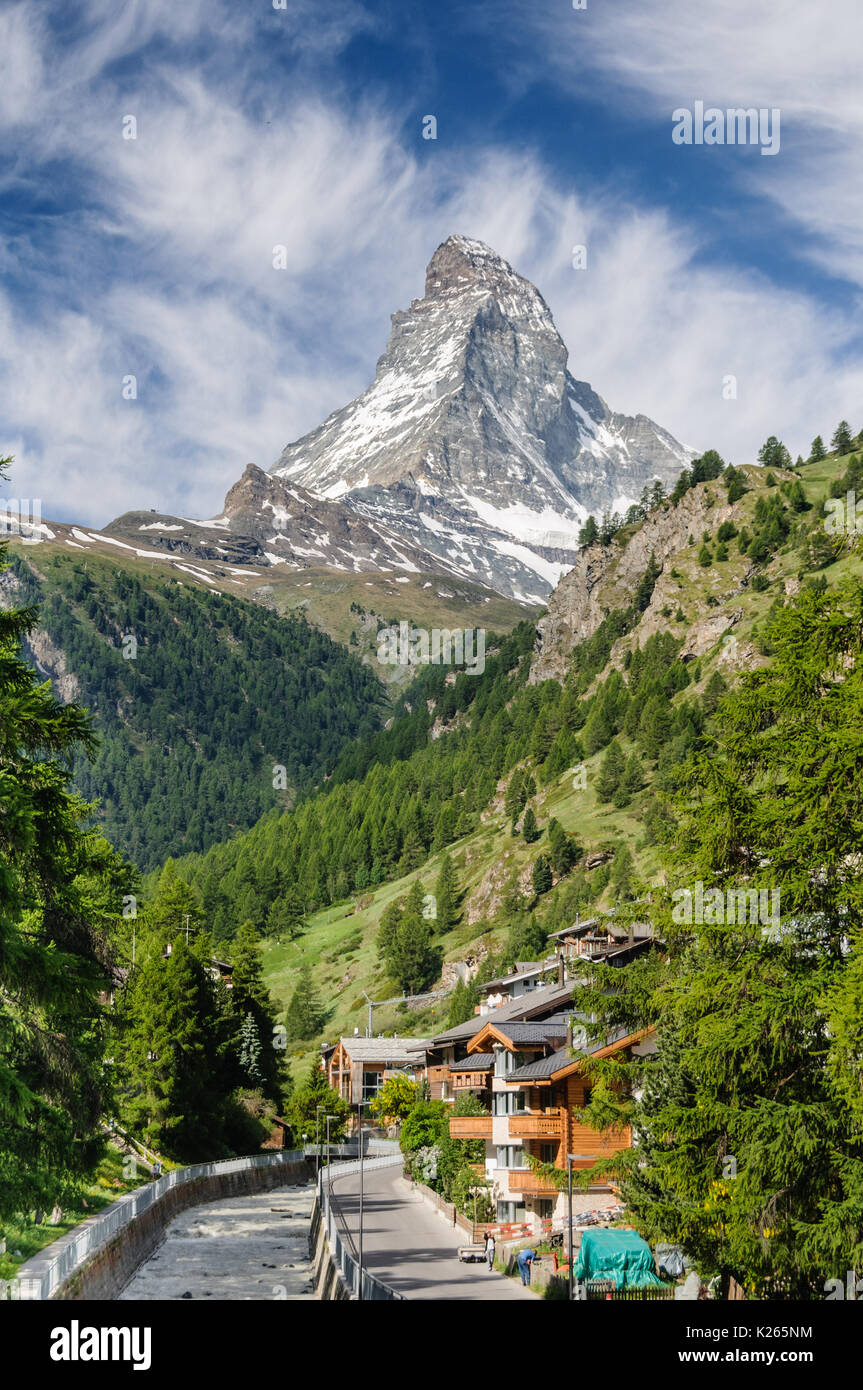 matterhorn-from-zermatt-switzerland-on-summer-day-stock-photo-alamy