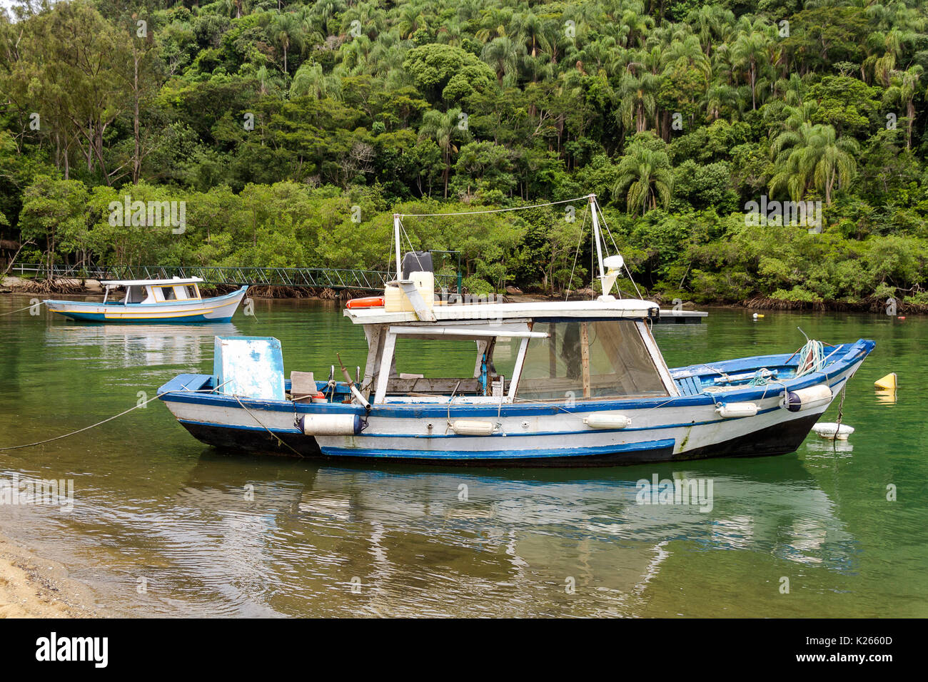 Fishing Boat In Ilha Grande Angra dos Reis Stock Photo Alamy
