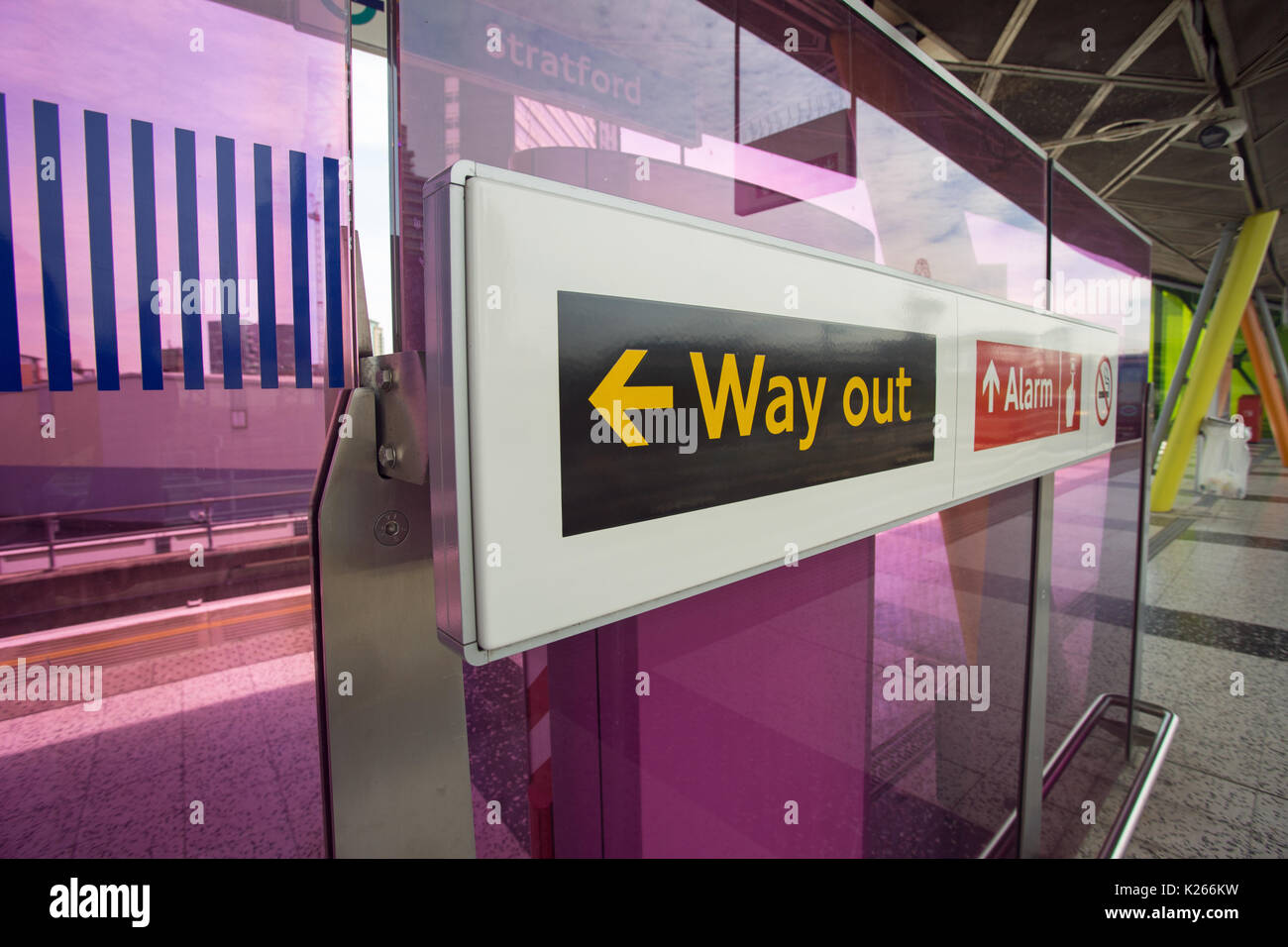 Stratford train platform uk hi-res stock photography and images - Alamy
