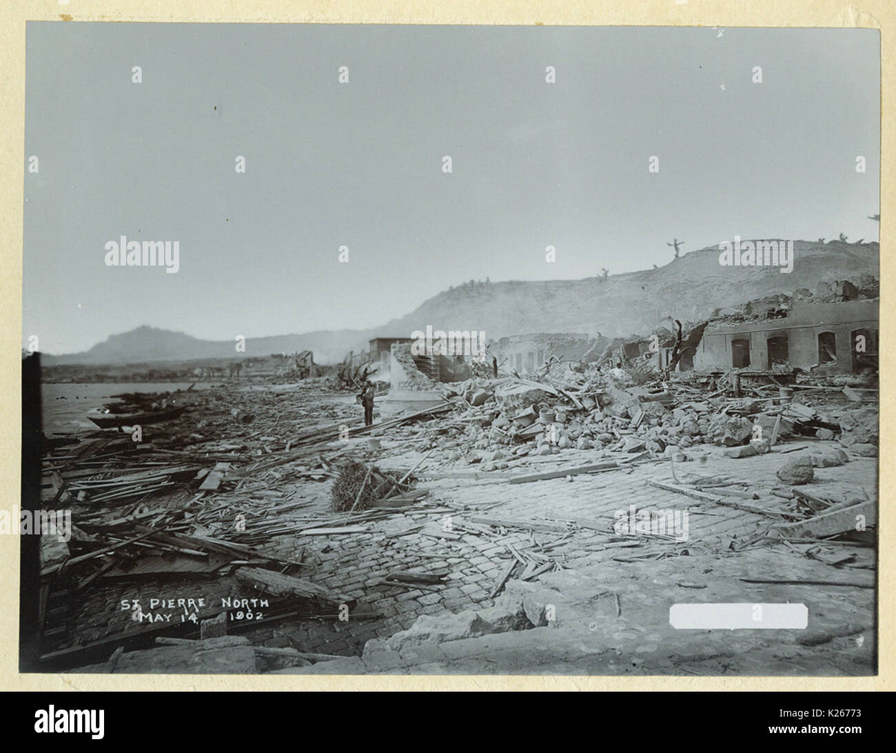 Mt. Pelee St. Pierre North May 14 1902 Stock Photo - Alamy
