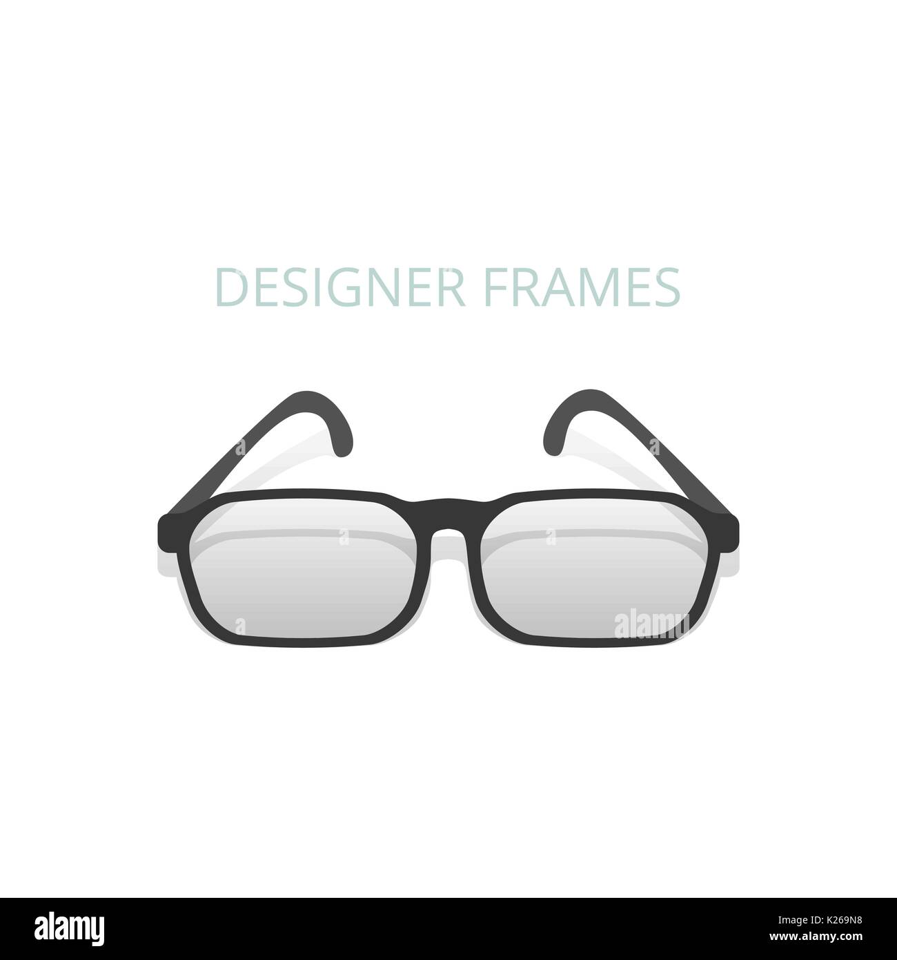 Eye glasses icon on white background . Vector Stock Vector Image & Art ...