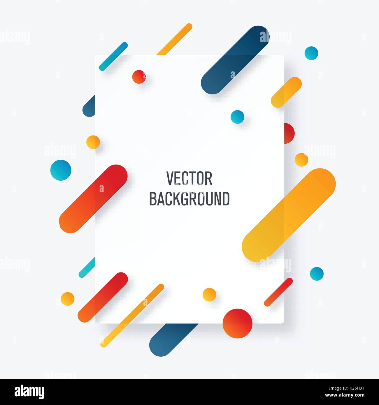 Vertical banners with 3D abstract background Stock Vector