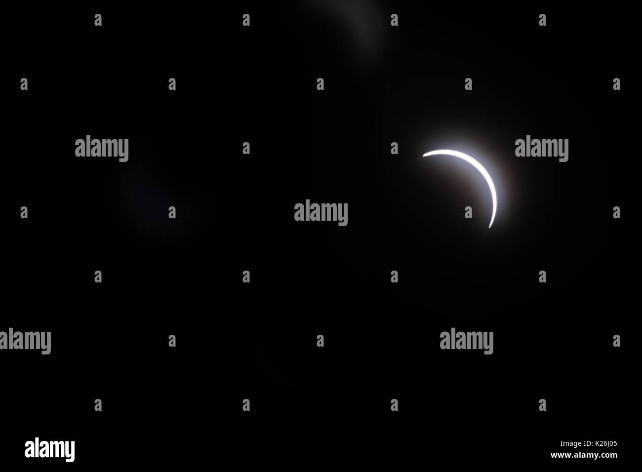 Solar Eclipse at Stapleton, Nebraska Stock Photo Alamy