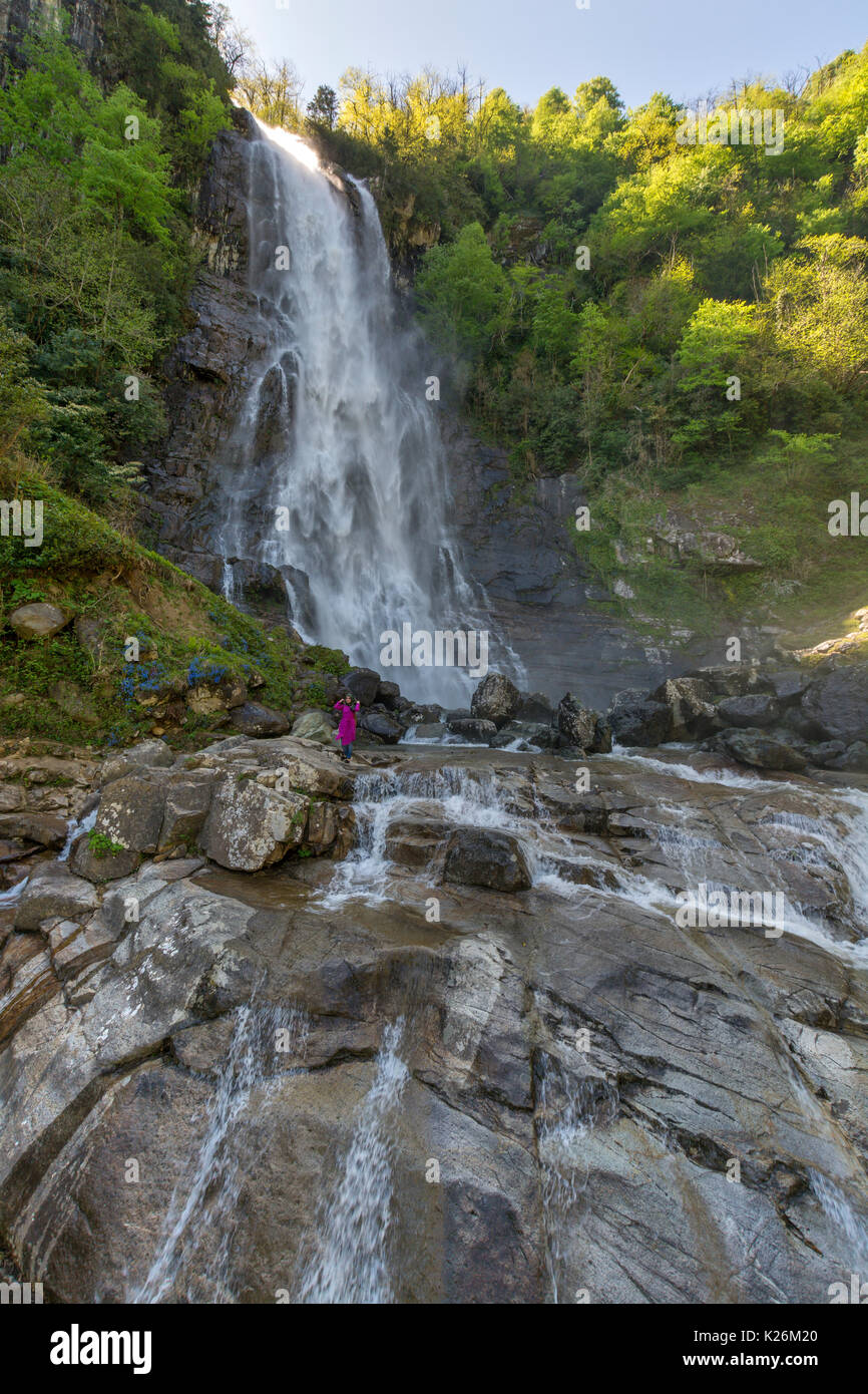 The Mencuna Waterfall In Kamilet Valley Arhavi Artvin Province The Black Sea Region Of Turkey Stock Photo Alamy