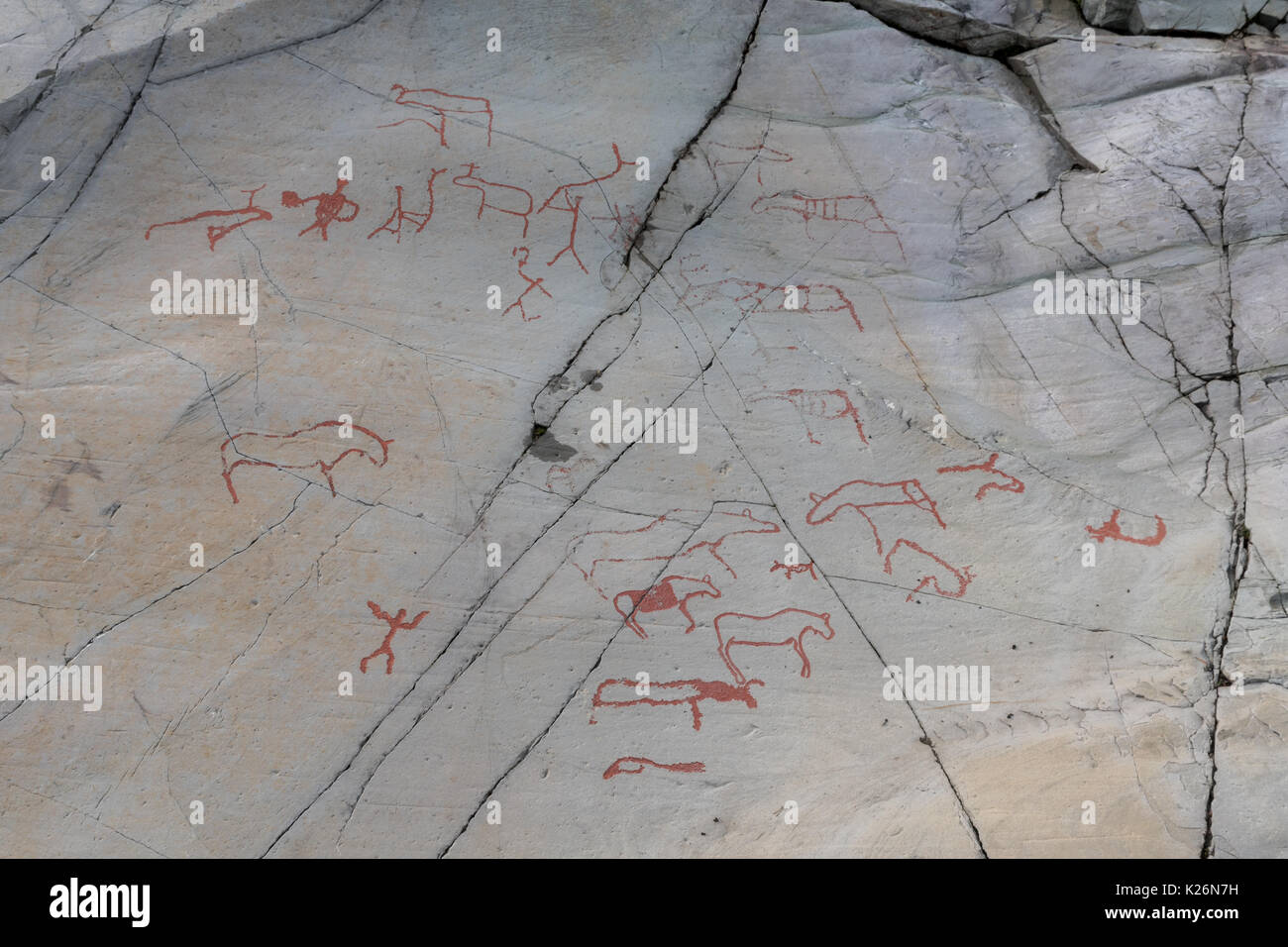 rock, carvings, Alta, Hjemmeluft, Finnmark, Norway, historic