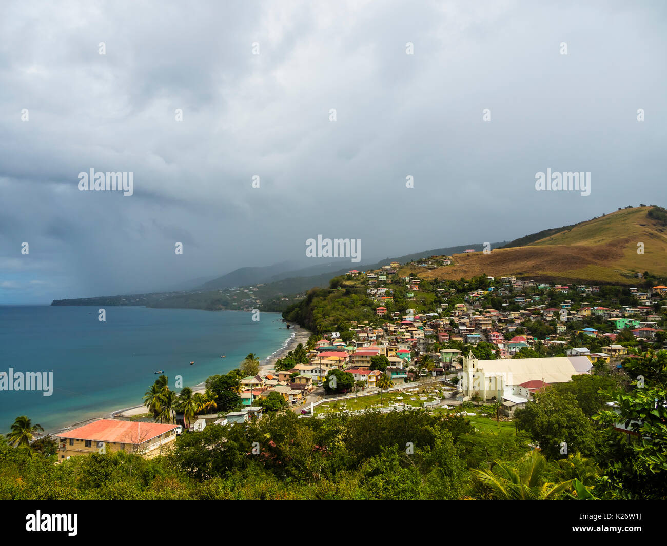 View of Saint Joseph, Department Guadeloupe, Dominica Stock Photo Alamy