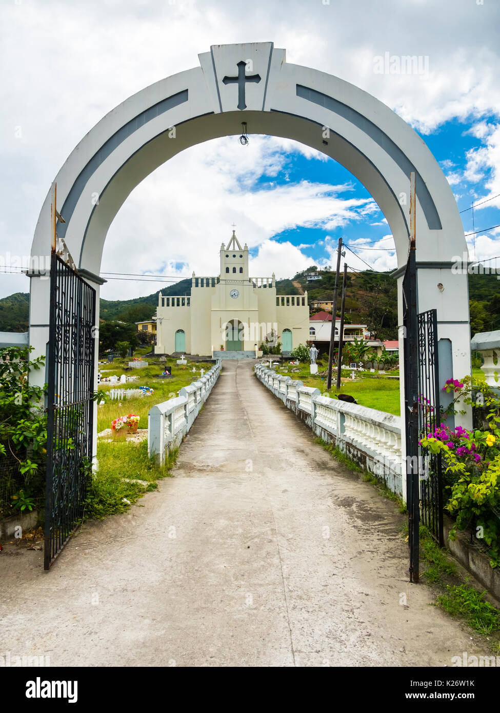 St Joseph Roman Catholic Church, Roseau, Department Guadeloupe