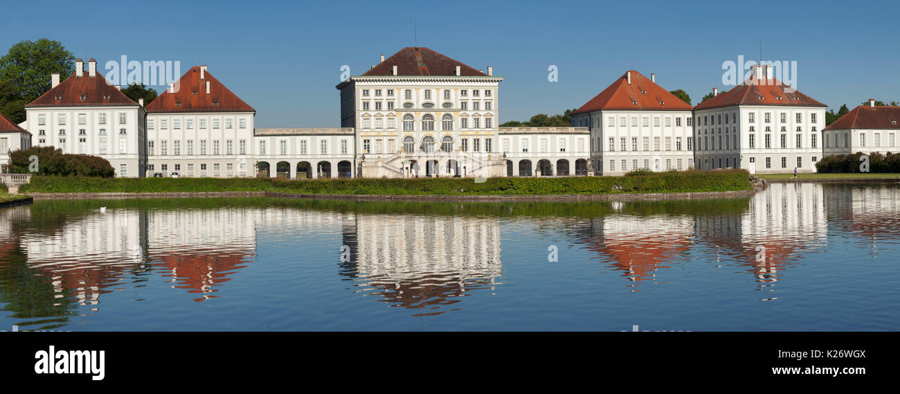 Nymphenburg Palace, Munich, Upper Bavaria, Germany Stock Photo