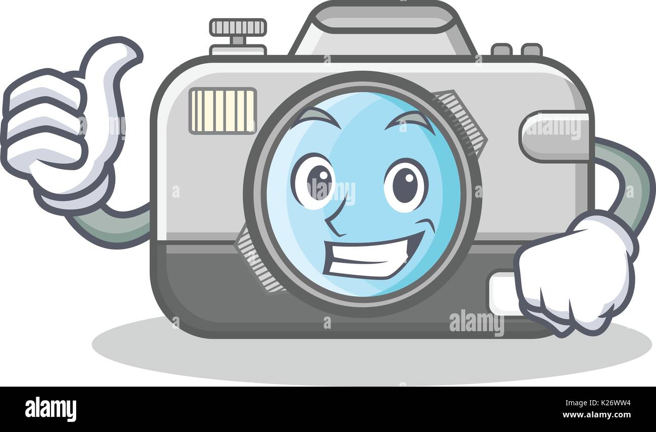 Thumbs up photo camera character cartoon Stock Vector Image & Art - Alamy