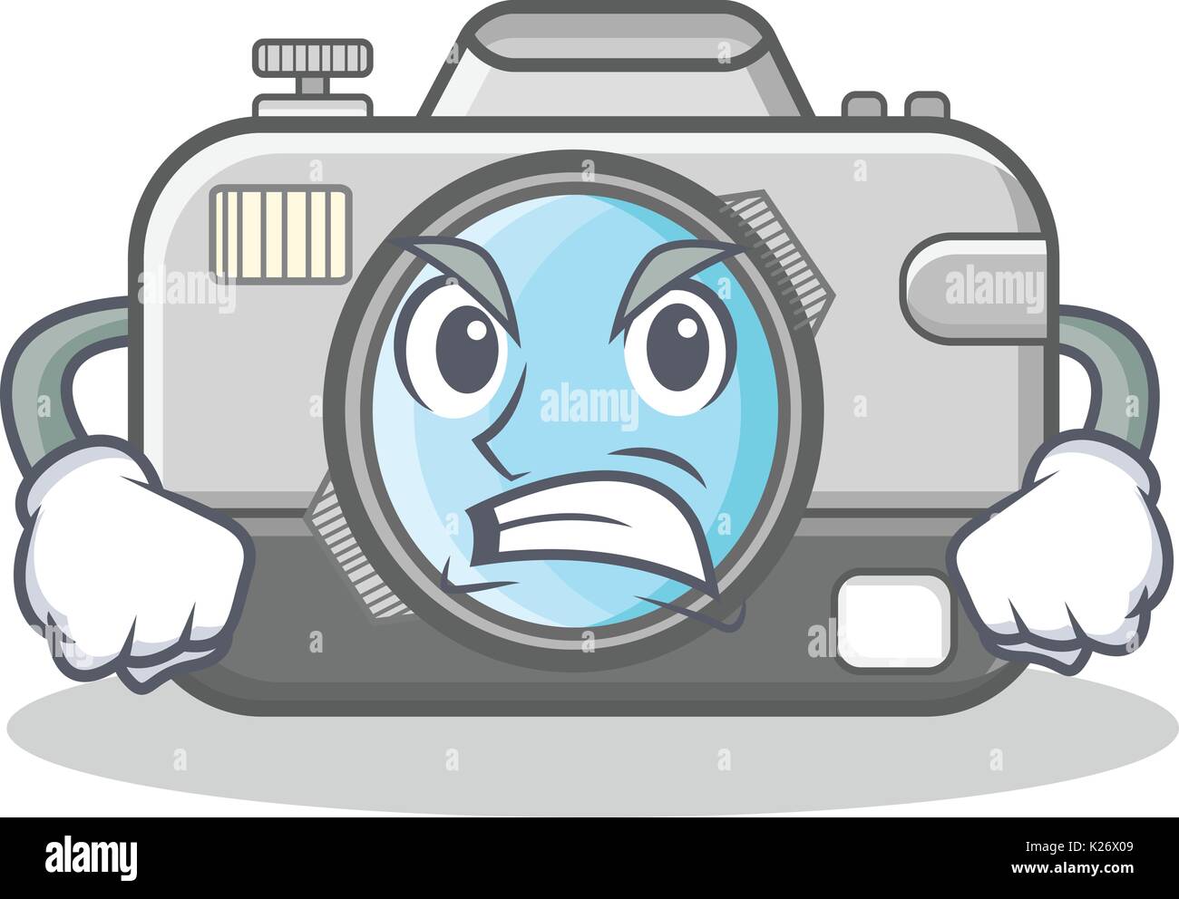 Angry photo camera character cartoon Stock Vector Image & Art - Alamy
