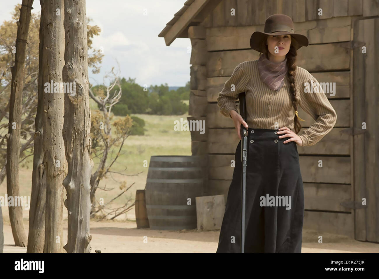 GODLESS Netflix TV series with Michelle Dockery Stock Photo