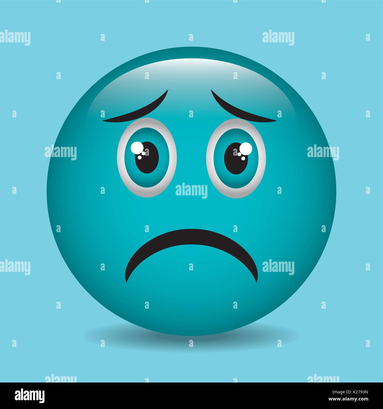 Funny emoticon cartoon, vector illustration eps 10 Stock Vector Image ...