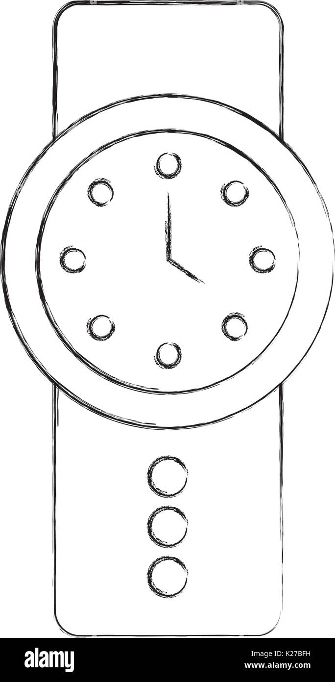 handle time clock isolated icon Stock Vector Image & Art - Alamy