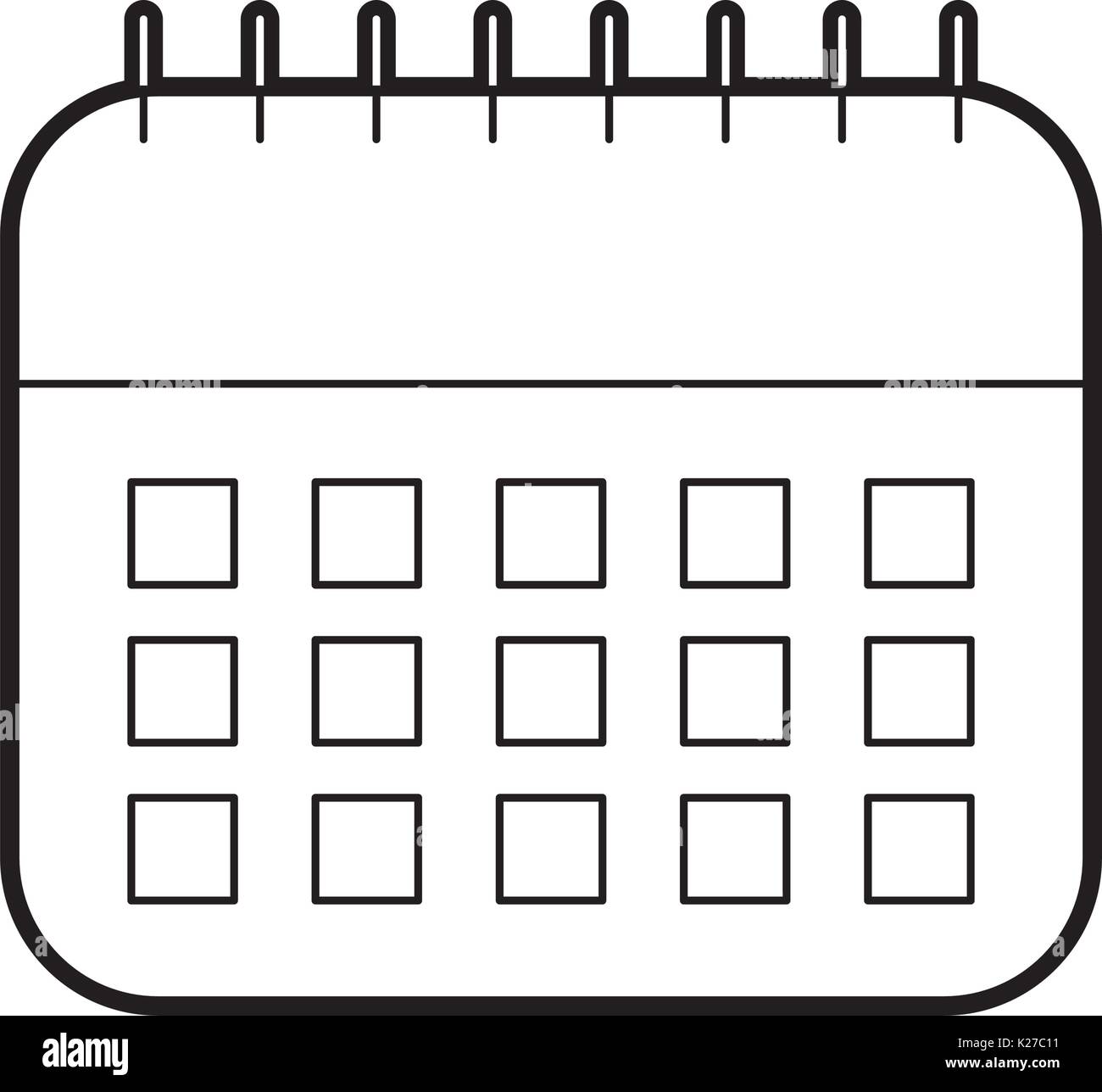 calendar reminder isolated icon Stock Vector Image & Art - Alamy