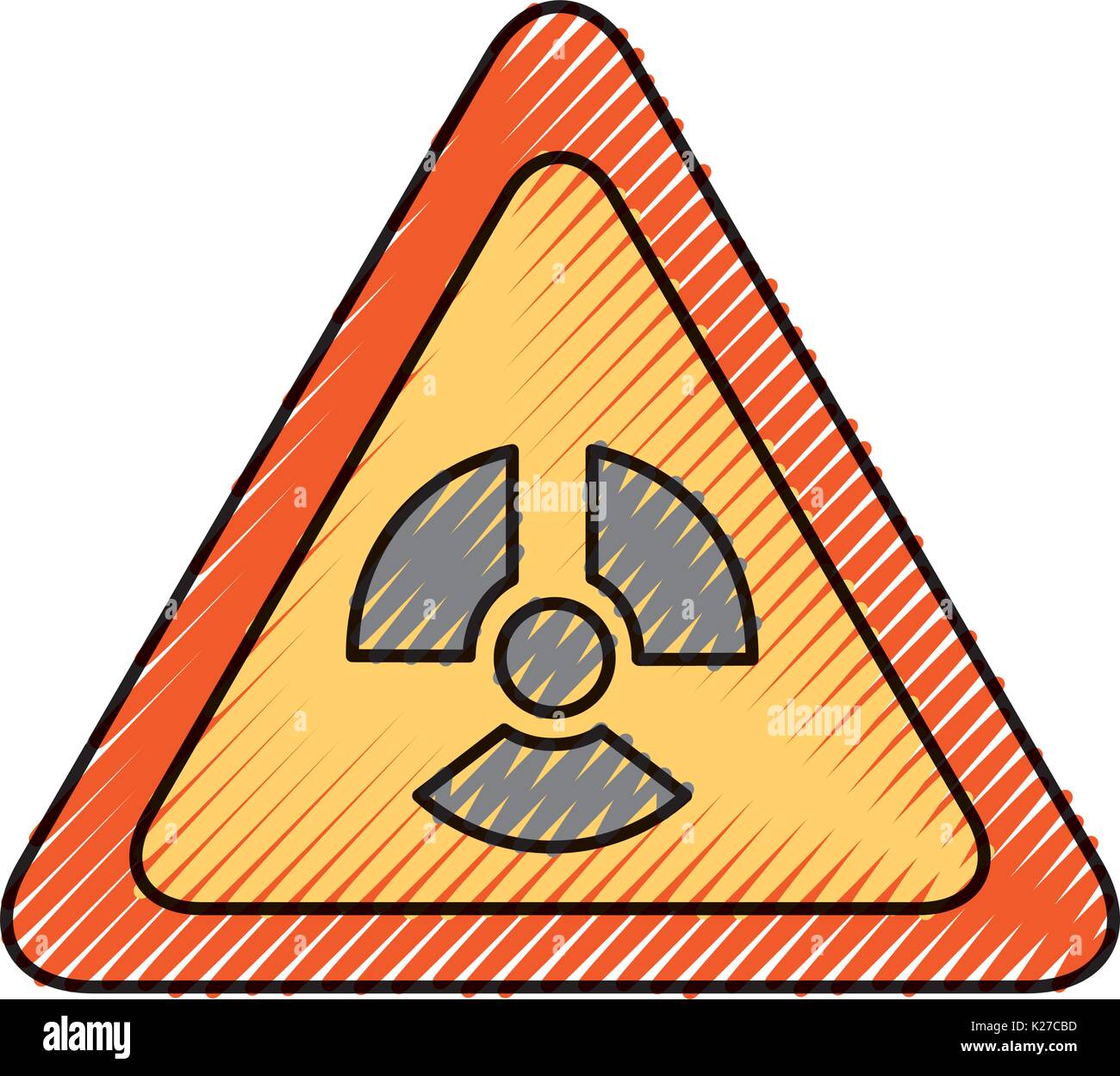 atomic caution signal icon Stock Vector Image & Art - Alamy