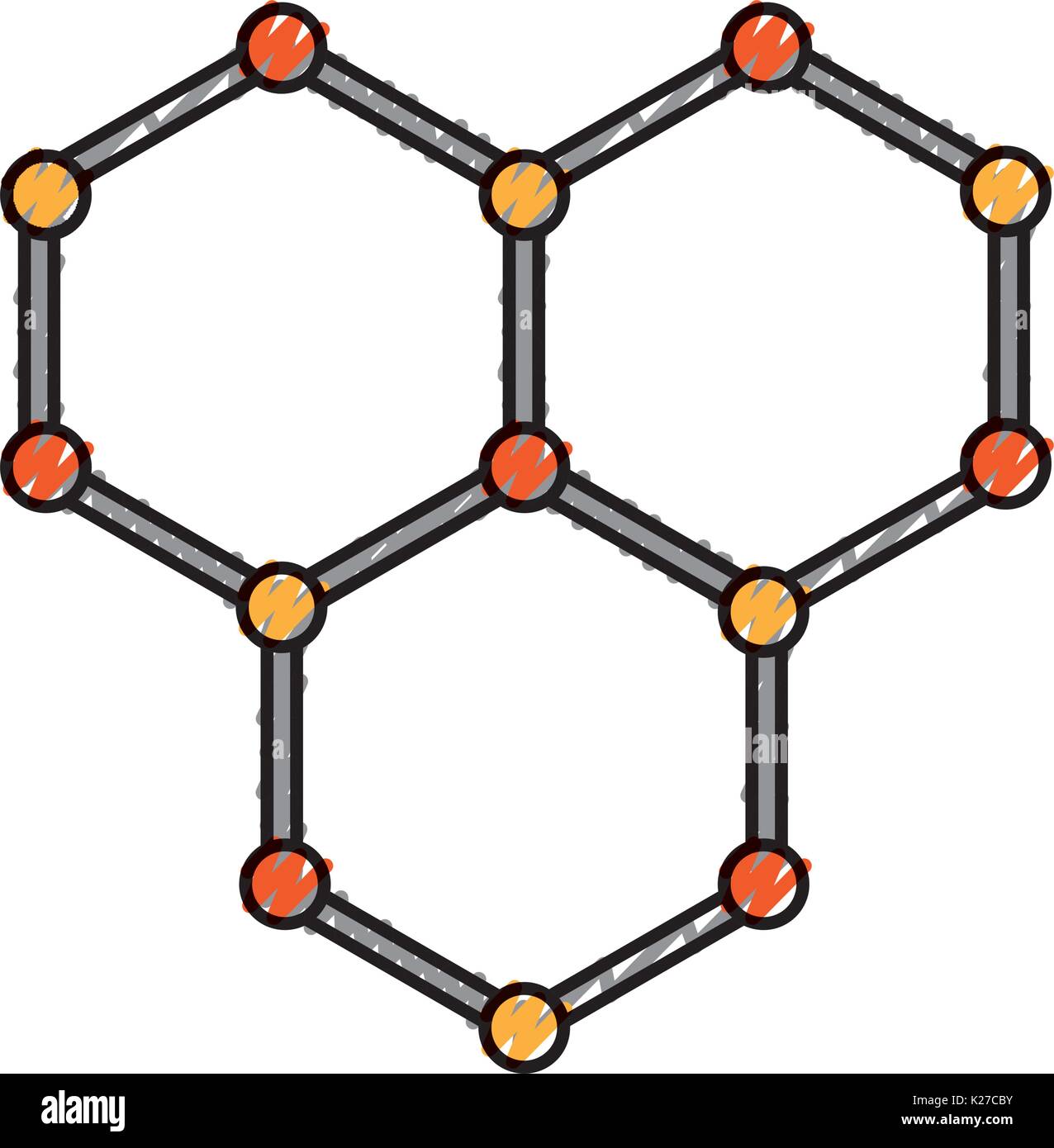 structure molecular isolated icon Stock Vector Image & Art - Alamy