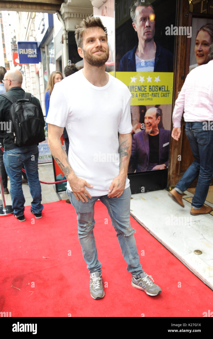 ‘The Hunting of the Snark’ Press Performance and Opening at the Vaudeville Theatre - Outside Arrivals  Featuring: Joel Dommett Where: London, United Kingdom When: 28 Jul 2017 Credit: WENN.com Stock Photo