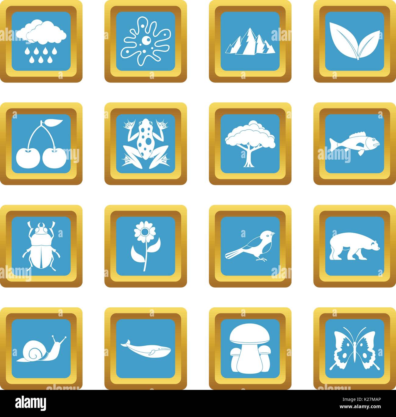 Oil industry items icons azure Stock Vector Image & Art - Alamy