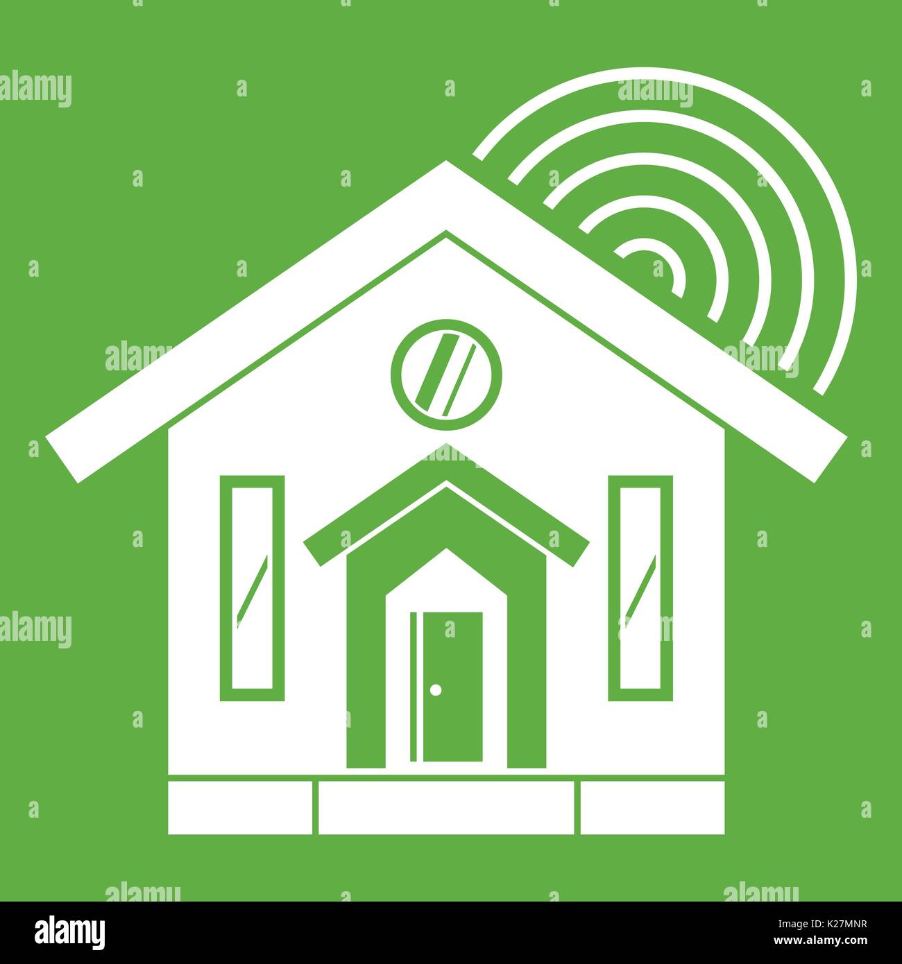 House icon green Stock Vector Image & Art - Alamy