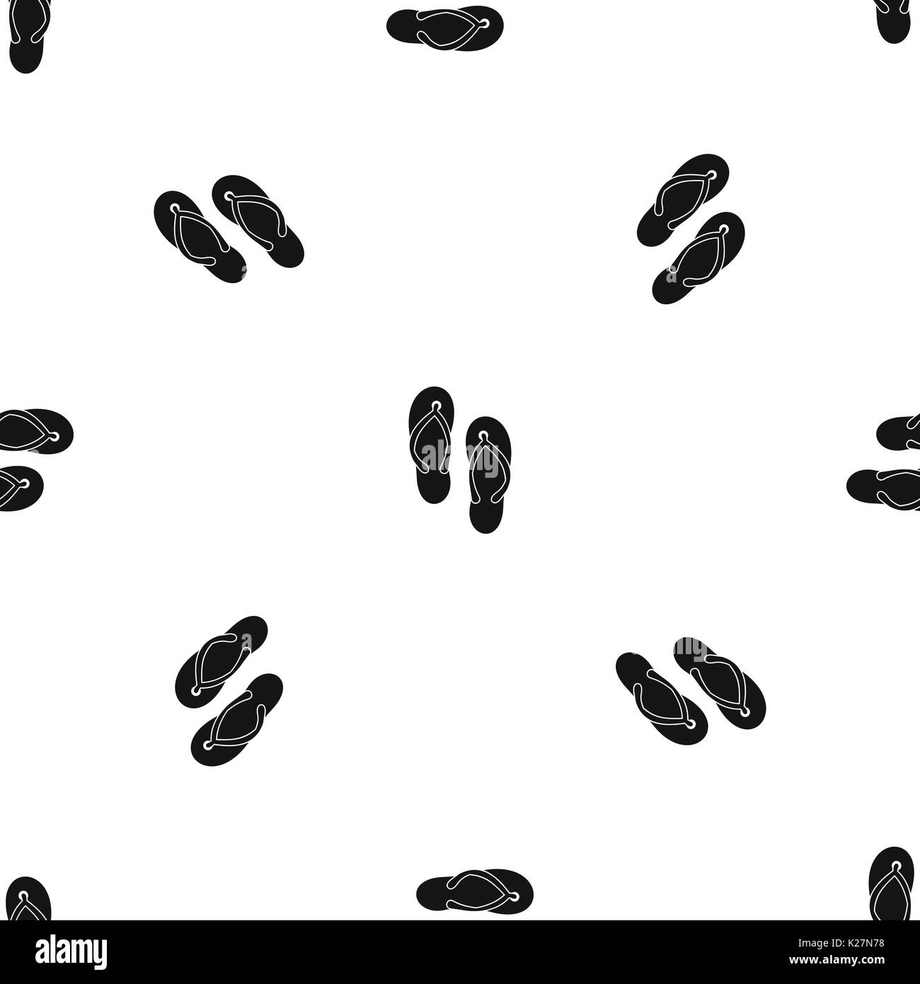 Beach thongs pattern seamless black Stock Vector Image & Art - Alamy