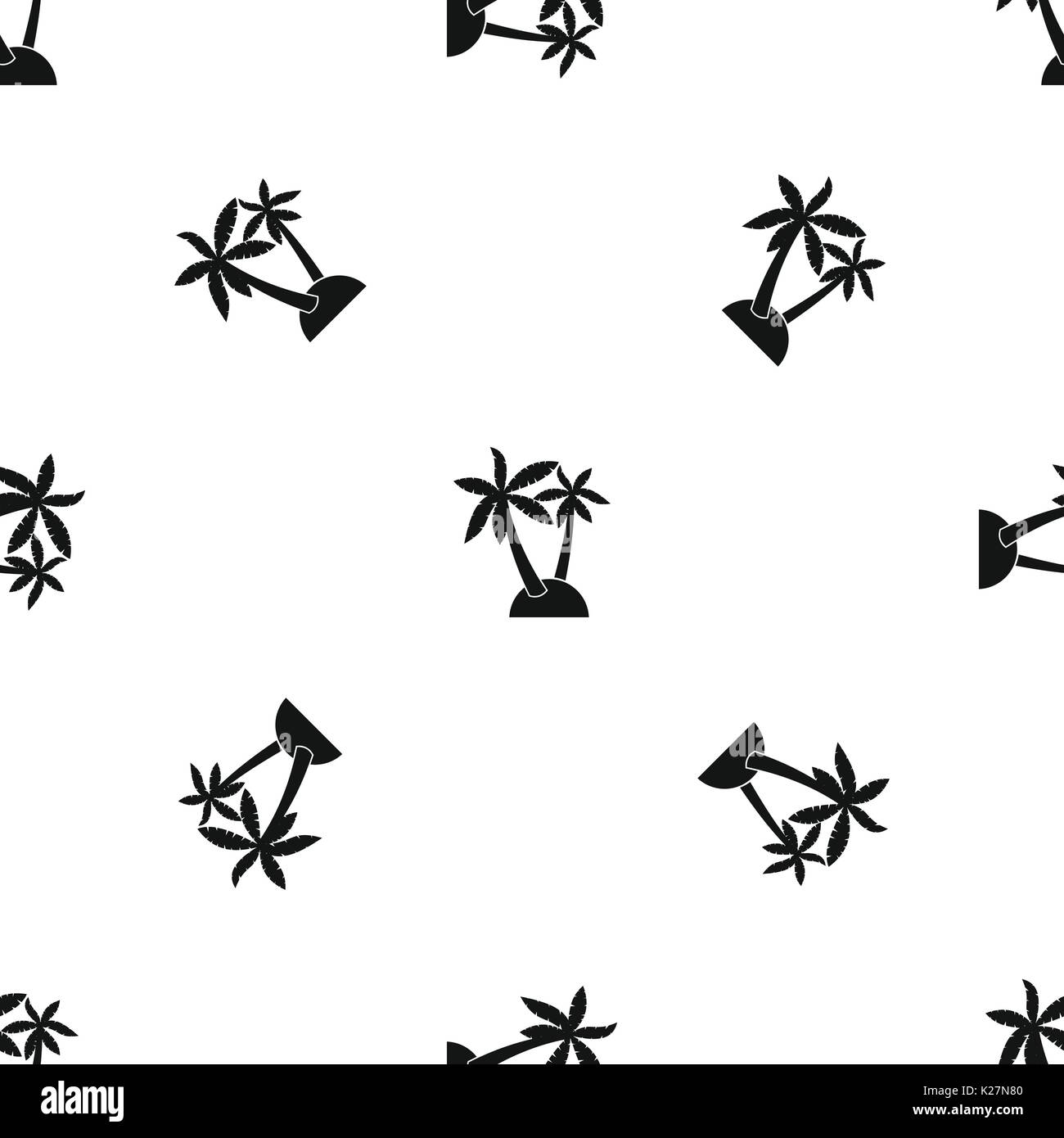 Palm trees pattern seamless black Stock Vector Image & Art - Alamy