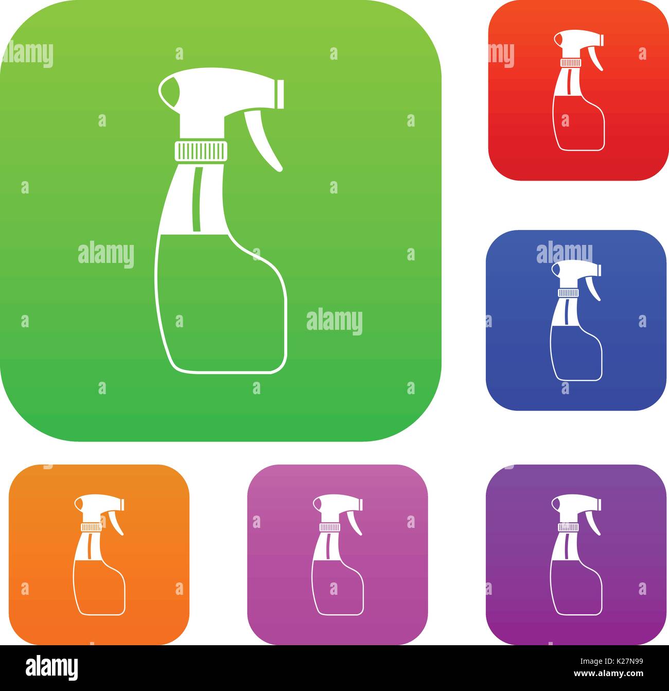 Spray set collection Stock Vector Image & Art - Alamy