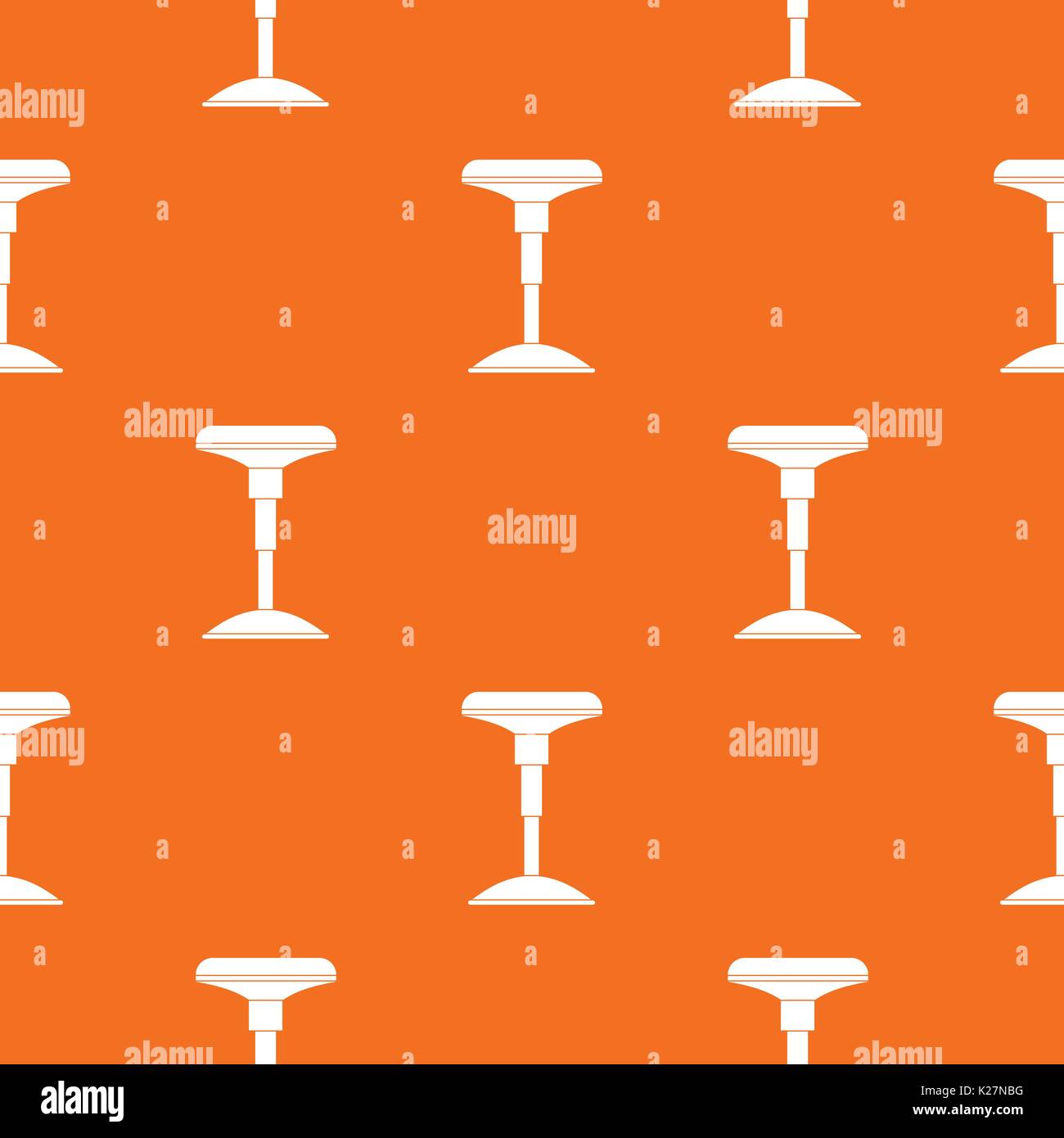 Bar stool pattern seamless Stock Vector