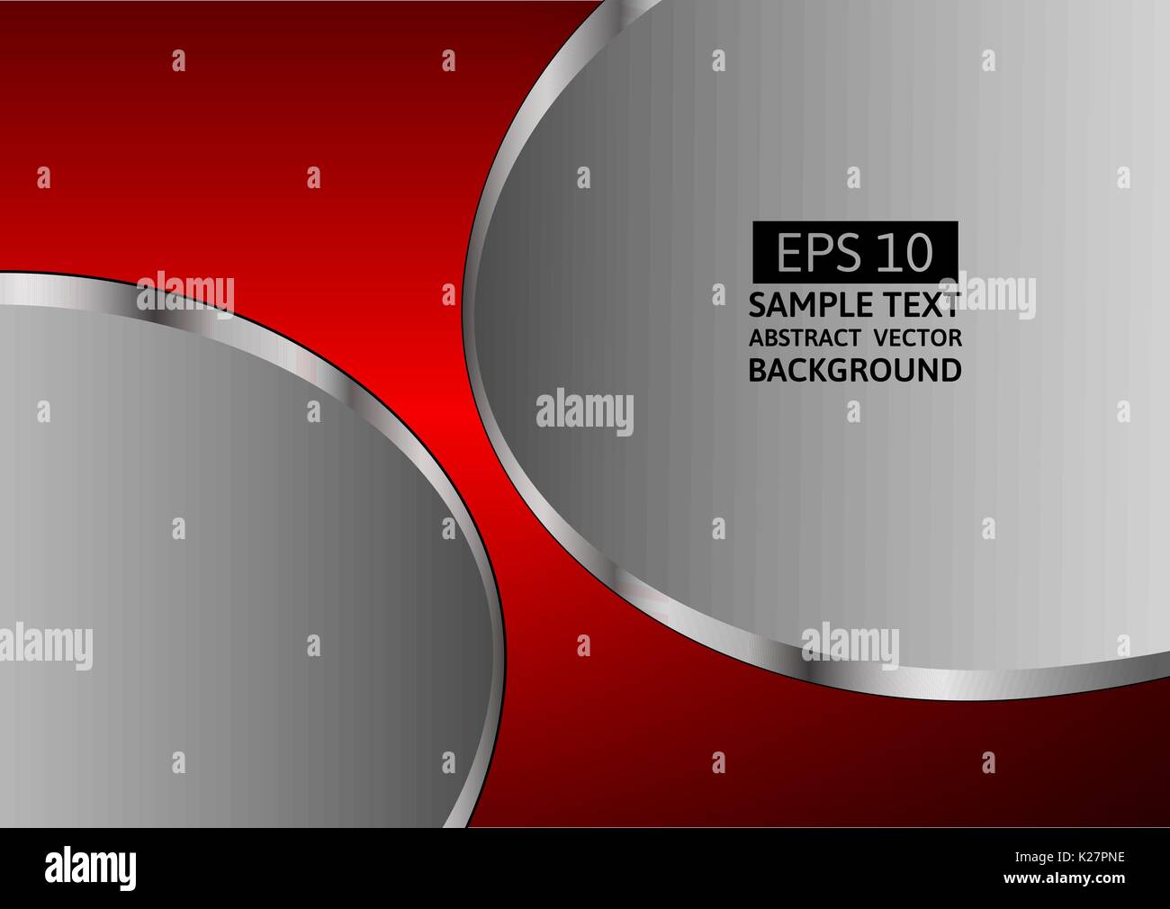 Red curve abstract vector background with copy space Stock Vector Image ...