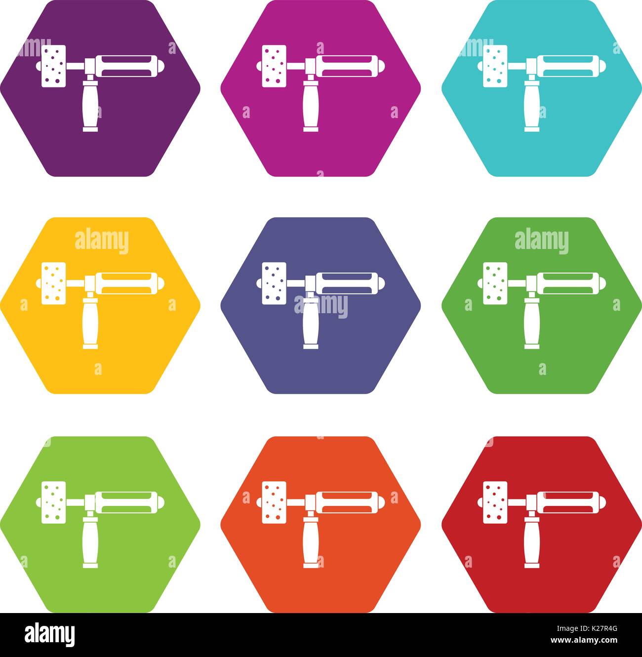 Rotating grinding wheel Stock Vector Images - Alamy
